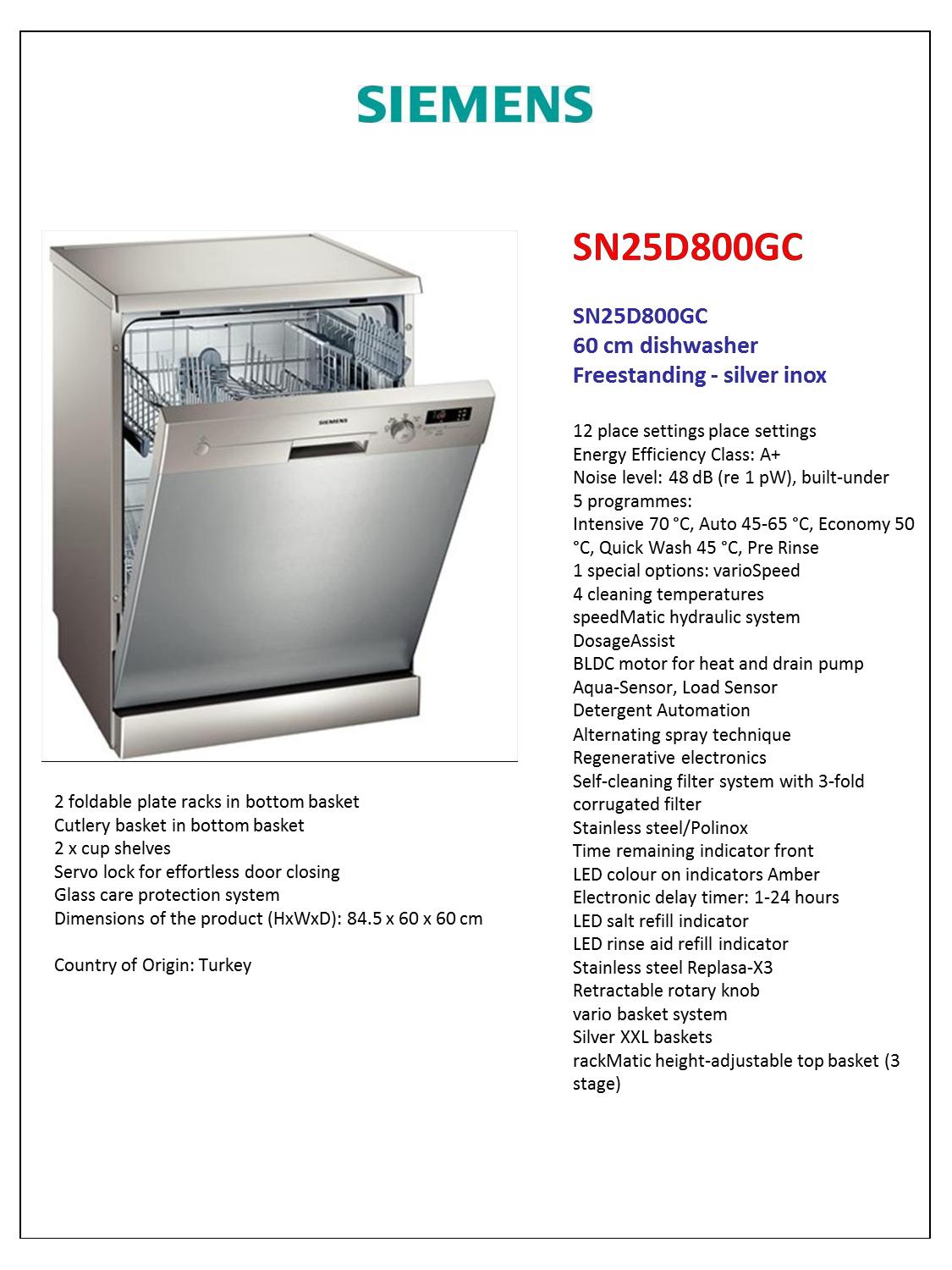 siemens sn25d800gc