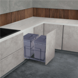 Soft Colse Double Waste Bin D372