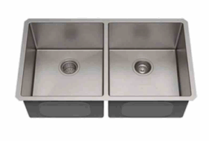 SUIZAK Stainless Steel Sink Square Double Bowl Built-in Sink Kitchen
