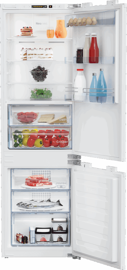 BEKO 60cm Built-in Combi Fridge Freezer BCN130
