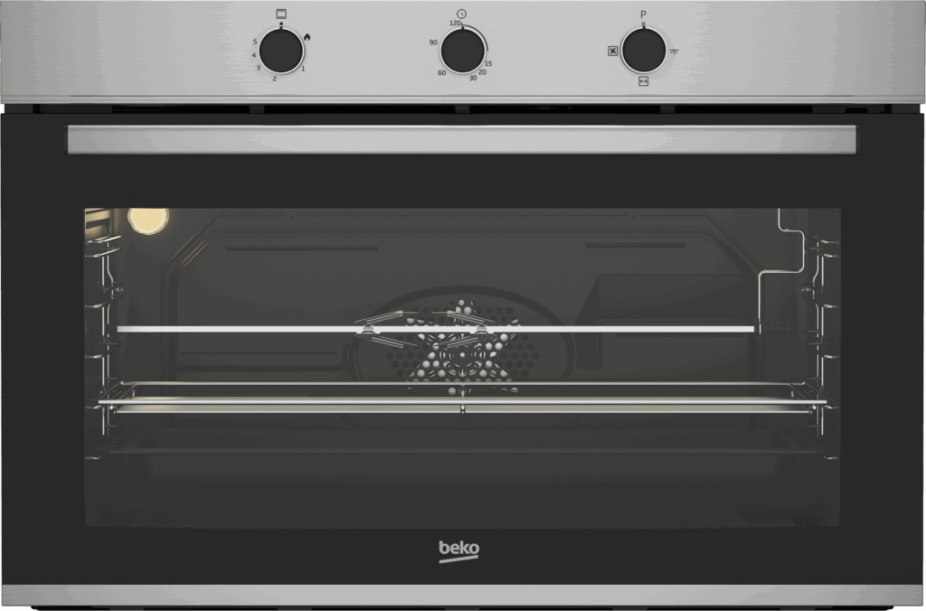 BEKO 90 cm Built-in Gas Oven Gas Grill, 96 L BBWHT12101XS
