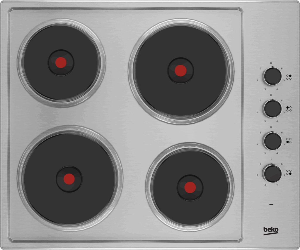 BEKO 60cm Built-in Hob Electric HIGE 64100 X