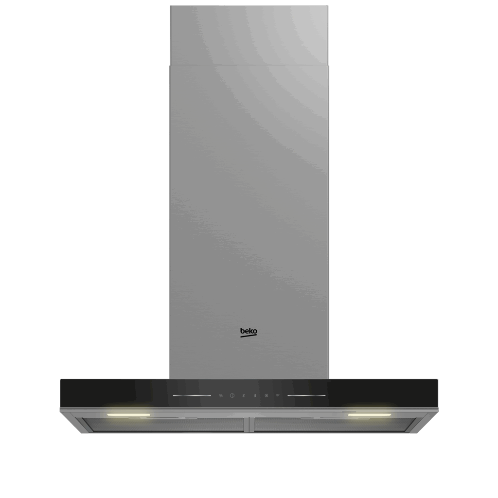 BEKO 60cm Wall Mounted Cooker Hood BHCB66741BBHS