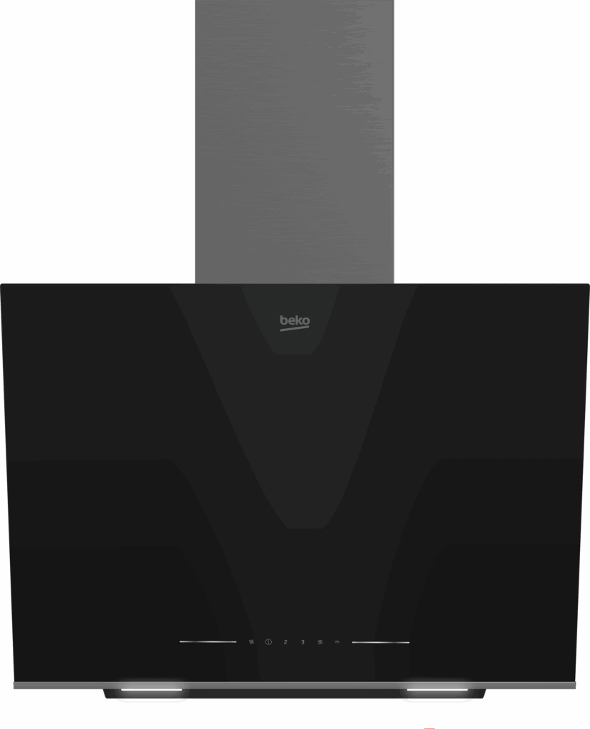 BEKO 60cm Inclined Cooker Hood BHCA66741BBHS