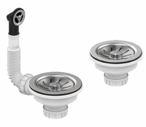 TEKA Basket Waste Set Helixpro 1½b/2b W/Wo/Ovf Rnd