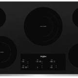 Whirlpool 36-inch Electric Ceramic Glass Cooktop with Triple Radiant Element WCE97US6KS
