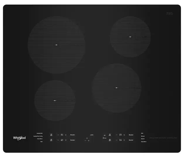 Whirlpool 24-Inch Small Space Induction Cooktop WCI55US4JB