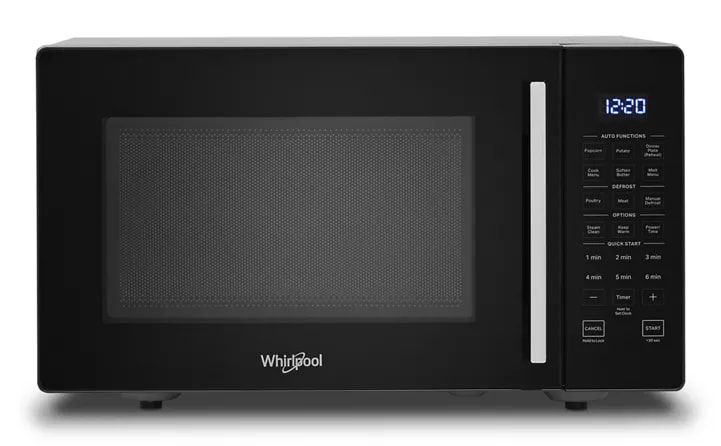 Whirlpool 0.9 Cu. Ft. Capacity Countertop Microwave with 900 Watt Cooking Pow WMC30309LB
