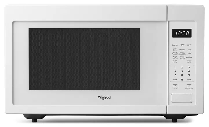 Whirlpool 1.6 cu. ft. Countertop Microwave with 1,200-Watt Cooking Power WMC30516HW