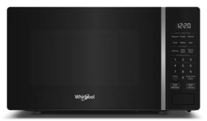 Whirlpool 0.7 cu. ft. Black Countertop Microwave With Steam Clean - 700 watt WMCS3018RB