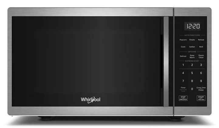Whirlpool 0.9 cu. ft. Stainless Steel Countertop Microwave With Steam Clean - 900 watt WMCS3019RS
