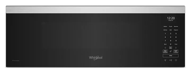 Whirlpool 1.1 cu. ft. Smart Low Profile Microwave Hood Combination with 450 CRM 4-Speed Venting WMML5530RZ