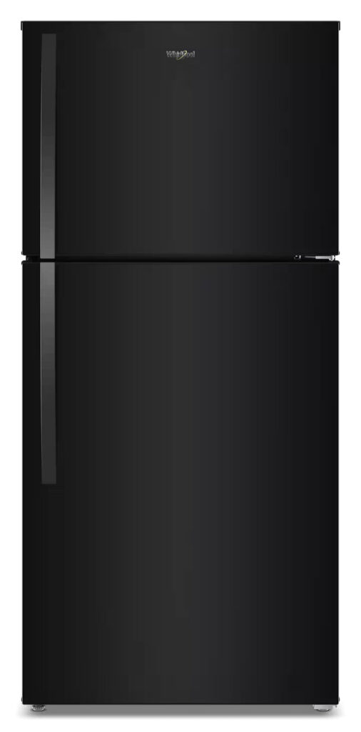Whirlpool 29.5-inch Wide Top Freezer Refrigerator with Total Coverage Cooling- 19.2 Cu. Ft. WRTX7419SB