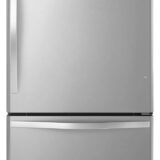 Whirlpool 33-inches wide Bottom-Freezer Refrigerator with SpillGuard™ Glass Shelves - 22 cu. ft WRB322DMBW