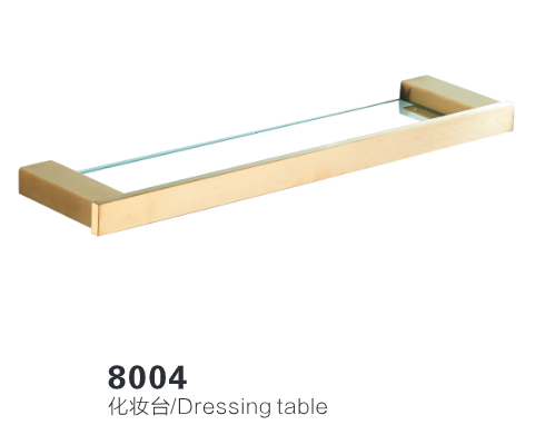 8004 Brushed Gold Dressing Table