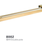 8002 Brushed Gold Bath Double Pole