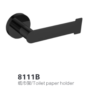 8111B Black Toilet Paper Holder