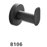 8106 Black Clothes Hook