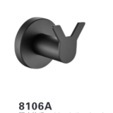 8106A Black Double Clothes Hook