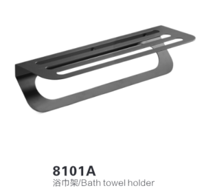 8101A Black Bath Towel Holder