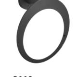 8110 Black Towel Ring