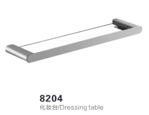 8204 Brushed Sliver Dressing Table