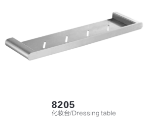 8205 Brushed Sliver Dressing Table